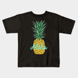 Aloha Pineapple Kids T-Shirt